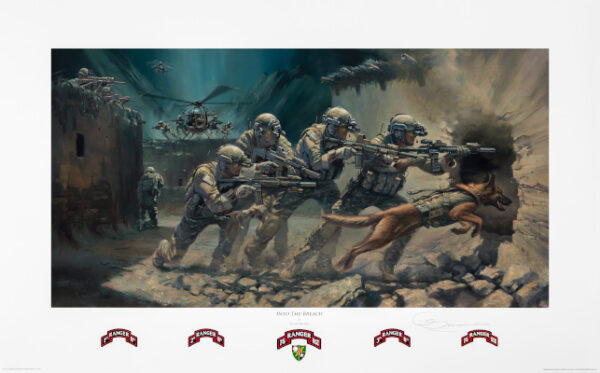 Into The Breach - 75th Regiment Army Ranger Art