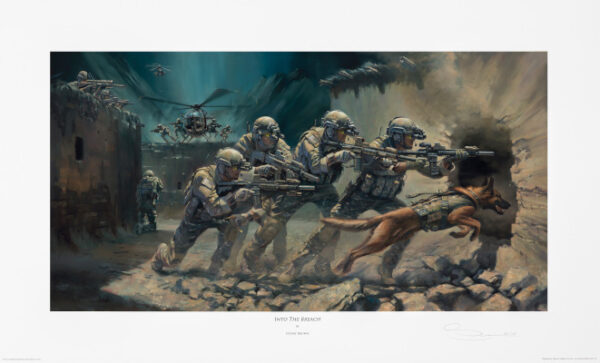 Into The Breach - 75th Regiment Army Ranger Art