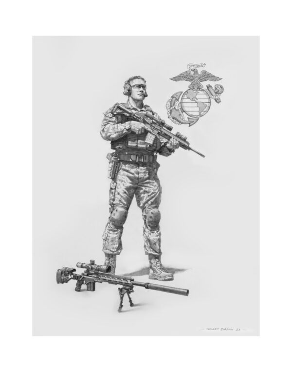 U.S. Marine Sketch