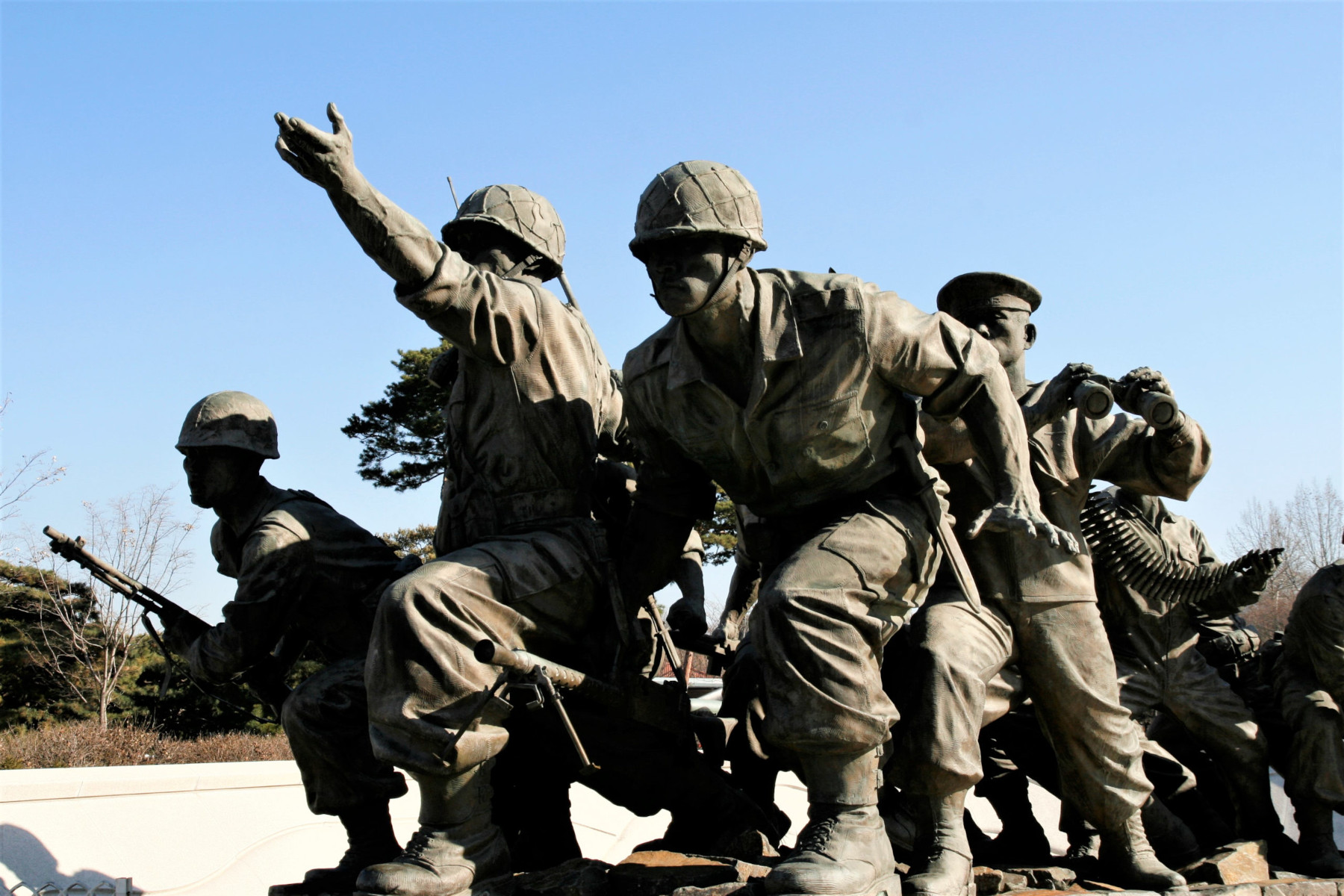 What is Military Art blog hero image featuring the Korean War Memorial.